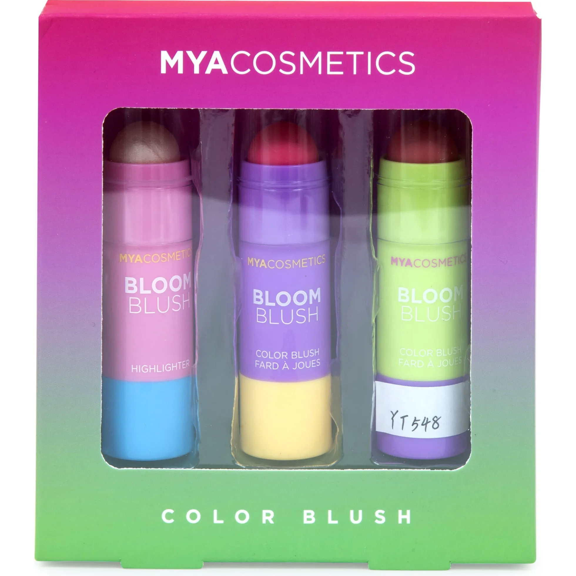 MYA Color Blush og Highlighter makeup-sæt