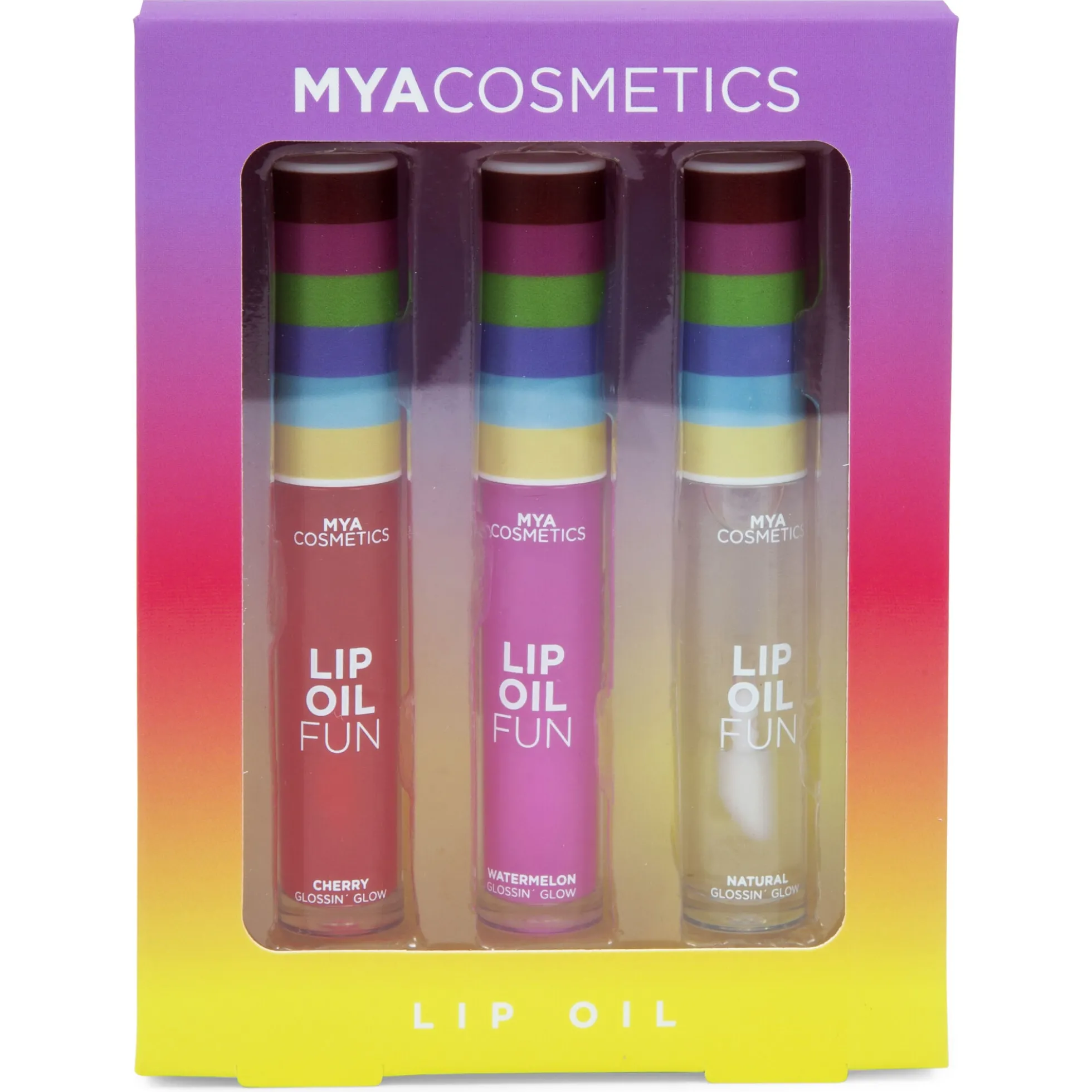 MYA Lip Oil læbeolie-sæt - 3 stk.