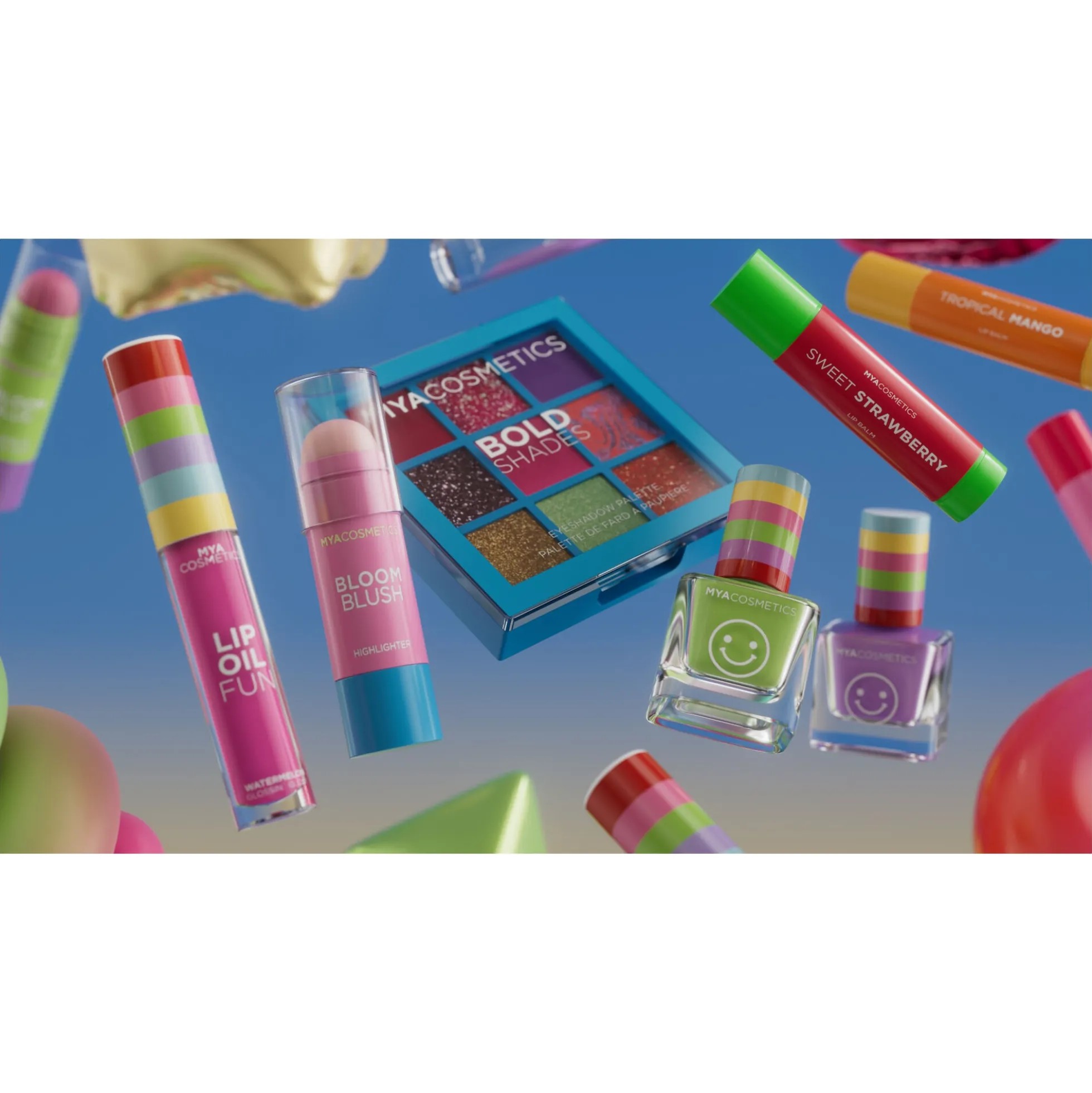MYA Lip Oil læbeolie-sæt - 3 stk.