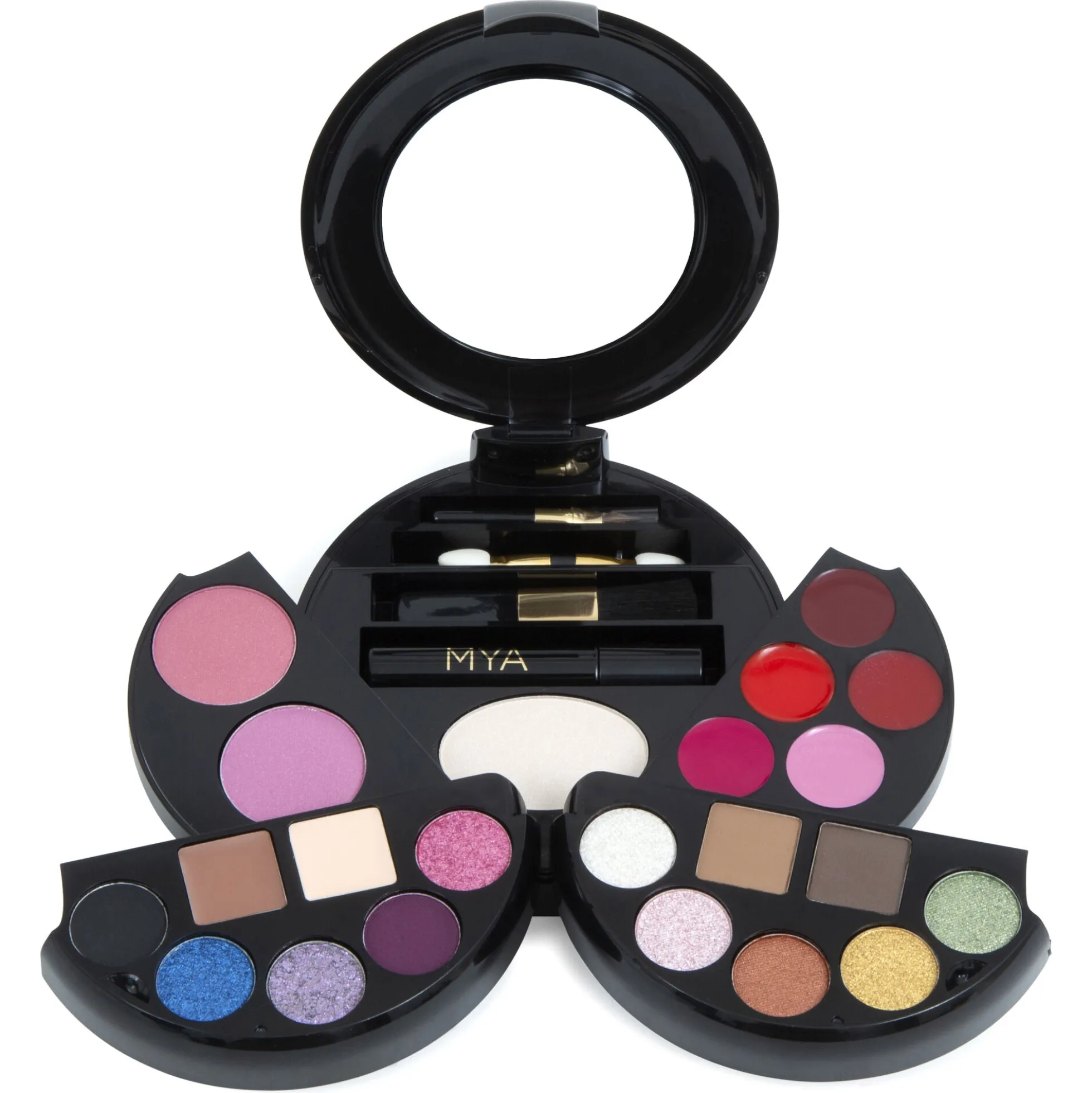 MYA makeuppalette med 23 farver