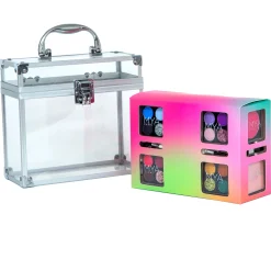 MYA Transparent makeupkuffert med indhold