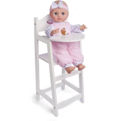 My Baby dukkehøjstol i træ til 40-60 cm dukker - 51x21x24 cm