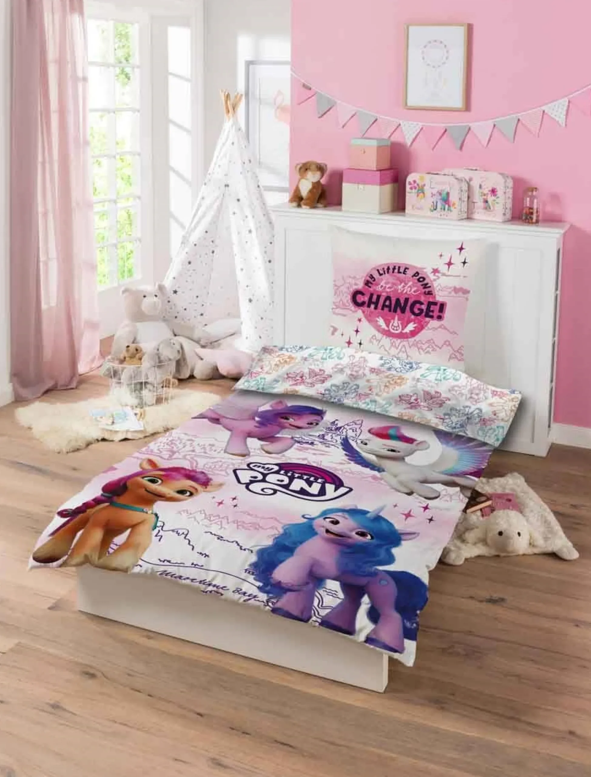 My Little Pony sengetøj - 100% bomuld - Børnesengetøj 140x200 cm