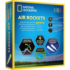 National Geographic luftdrevne skumraketter - 4 raketter