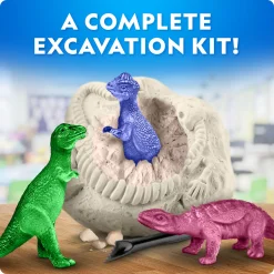National Geographic mini dinosaur udgravningssæt - 6x3x9 cm - assorteret