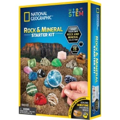 National Geographic sten- og mineralsæt - 15 dele