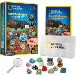 National Geographic sten- og mineralsæt - 15 dele
