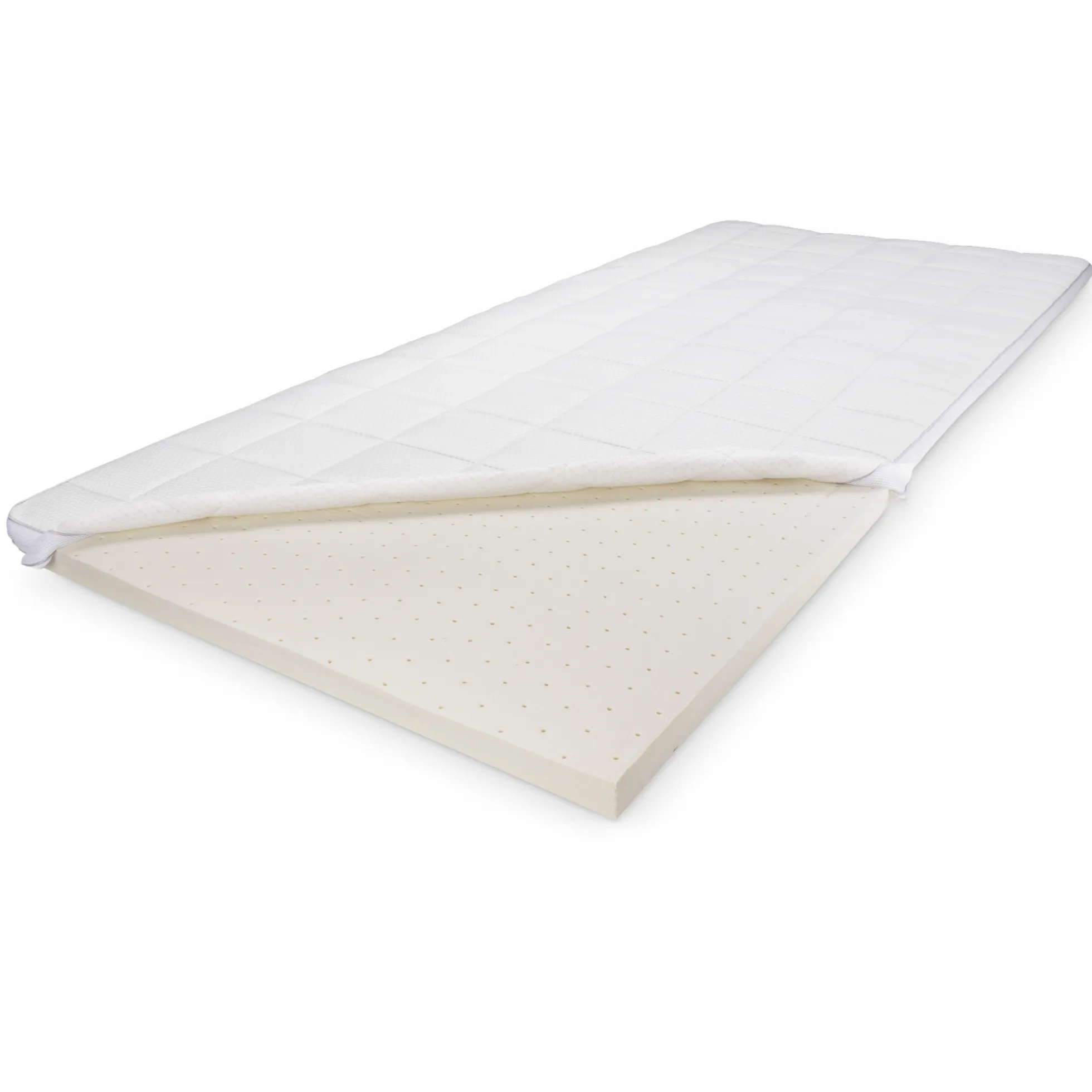 Naturlatex topmadras - 90x200 cm - 5 cm høj - 100% Talalay naturlatex - Nature By Borg