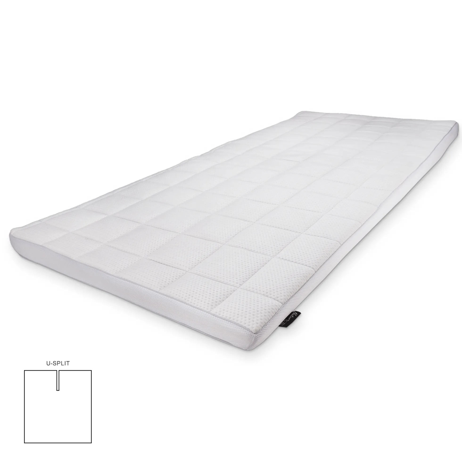 Naturlatex U-split topmadras - 180x200 cm - 7 cm høj - 100% Talalay naturlatex - Nature By Borg