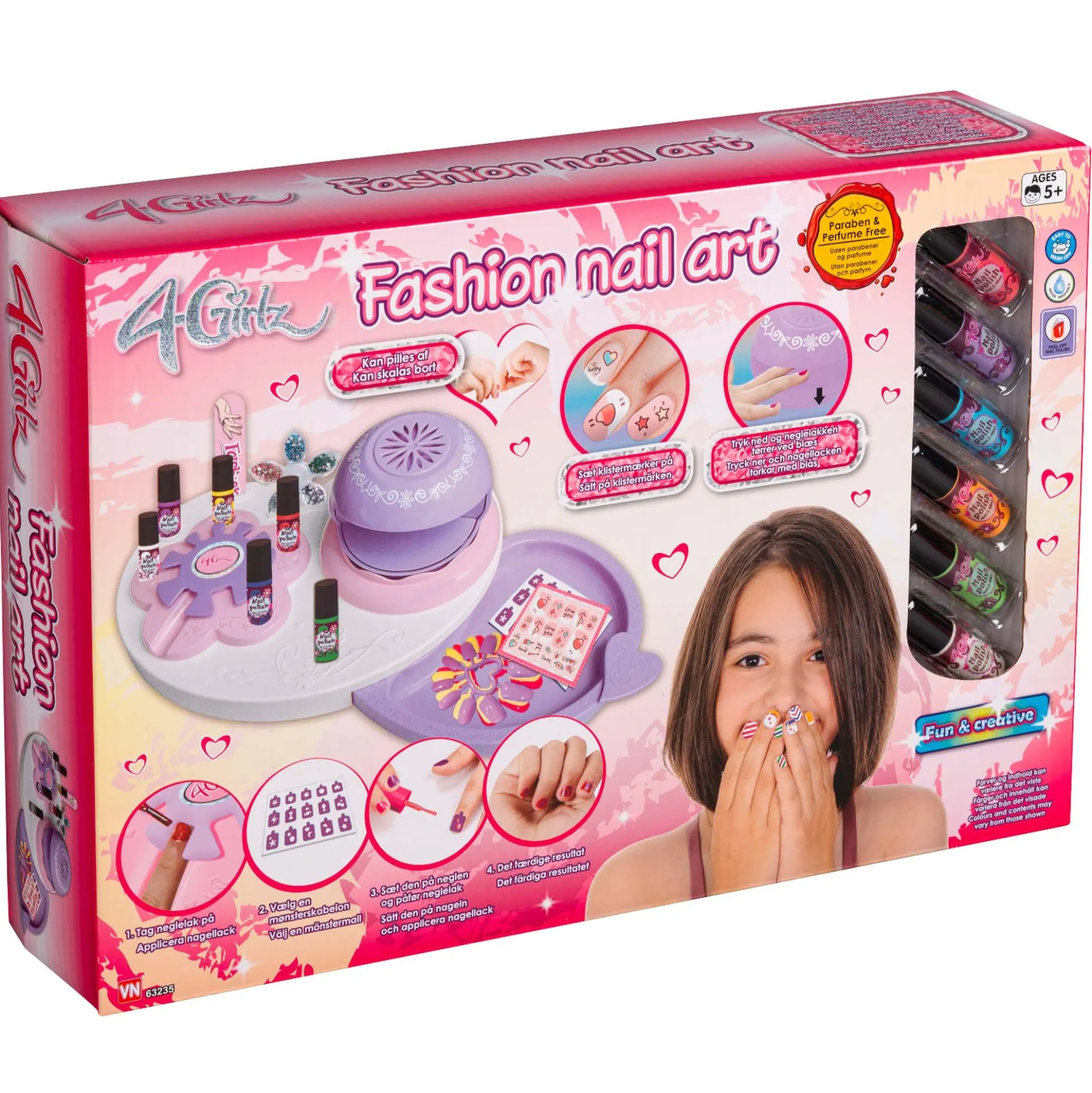 Neglesæt til børn - Fashion nail art sæt