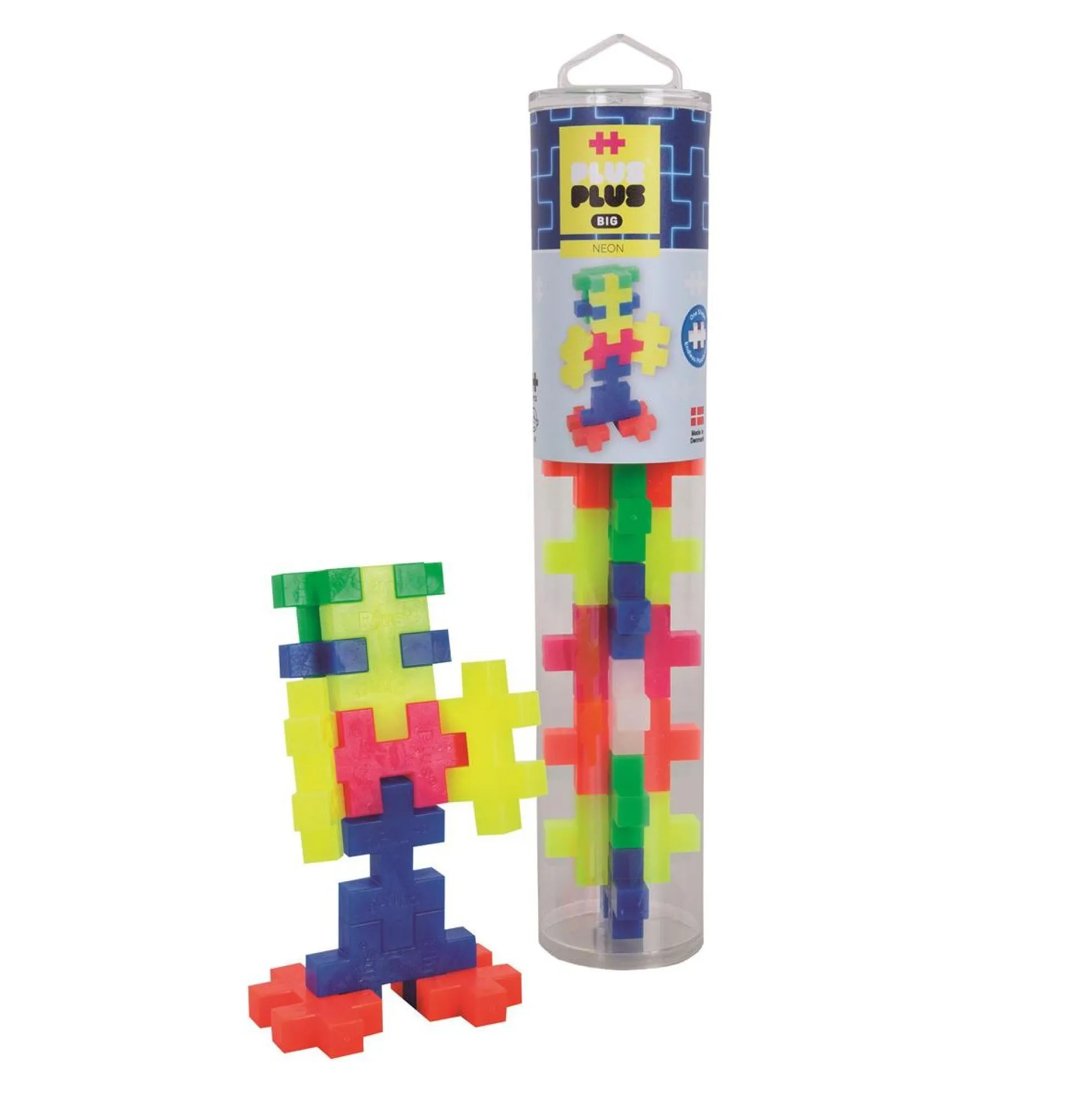 Neon mix, 15 pcs- Plus-Plus BIG