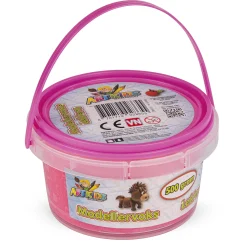 Neon pink modellervoks i spand - 500 g voks