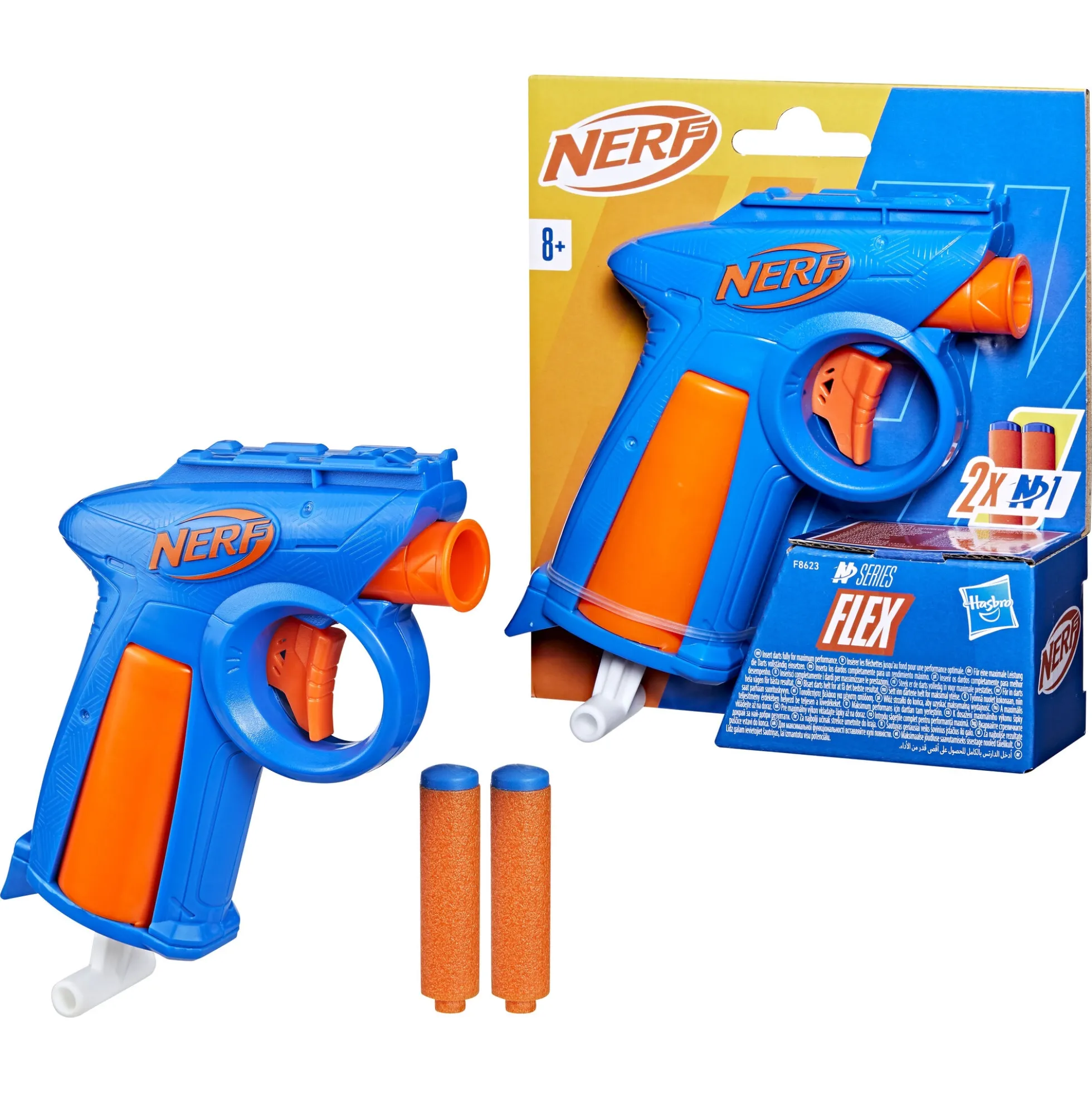 NERF N Series Flex blaster - inkl. 2 patroner