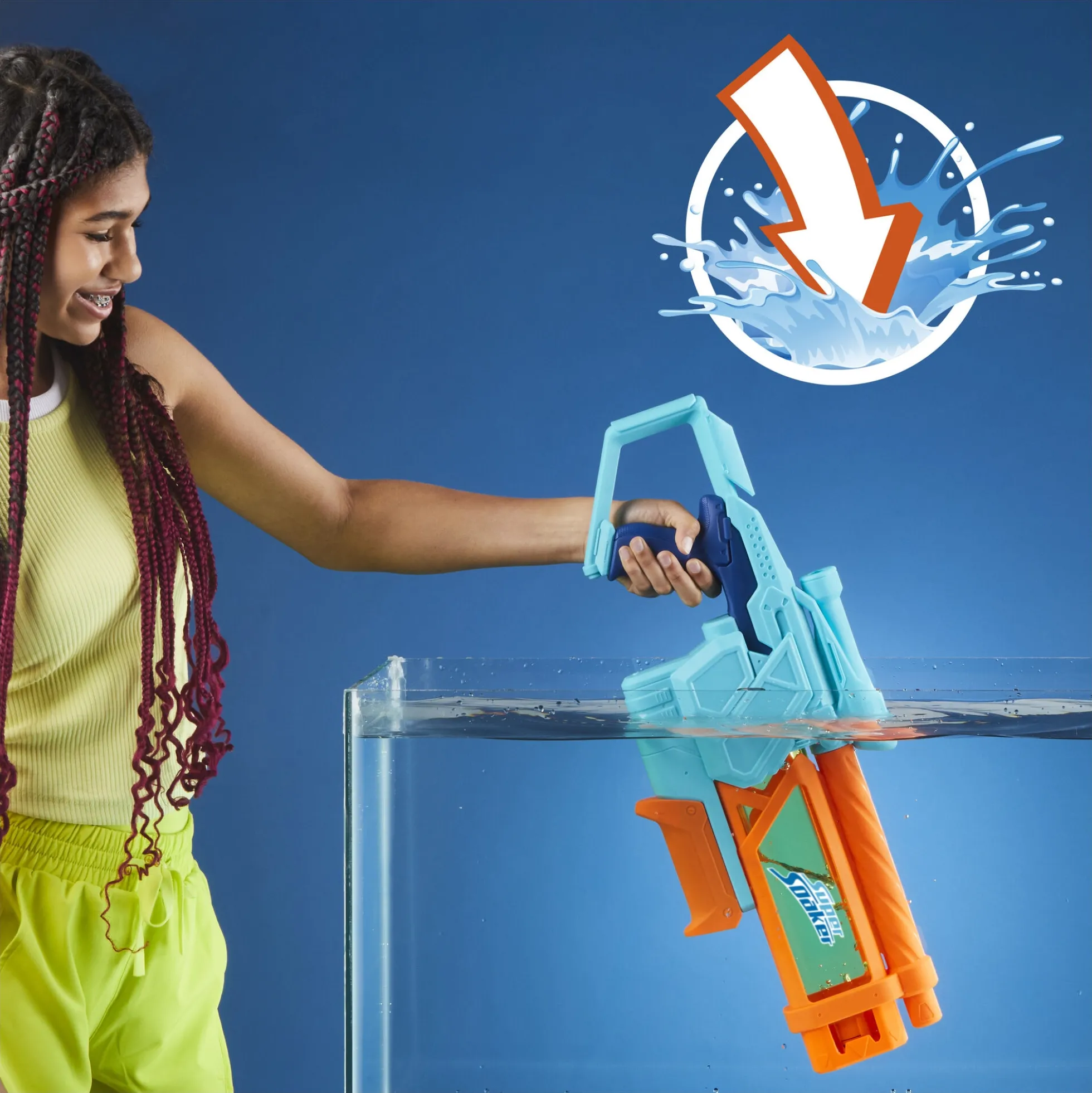 NERF vandgevær - Super Soaker Dunk Fill Mega - 1005 ml
