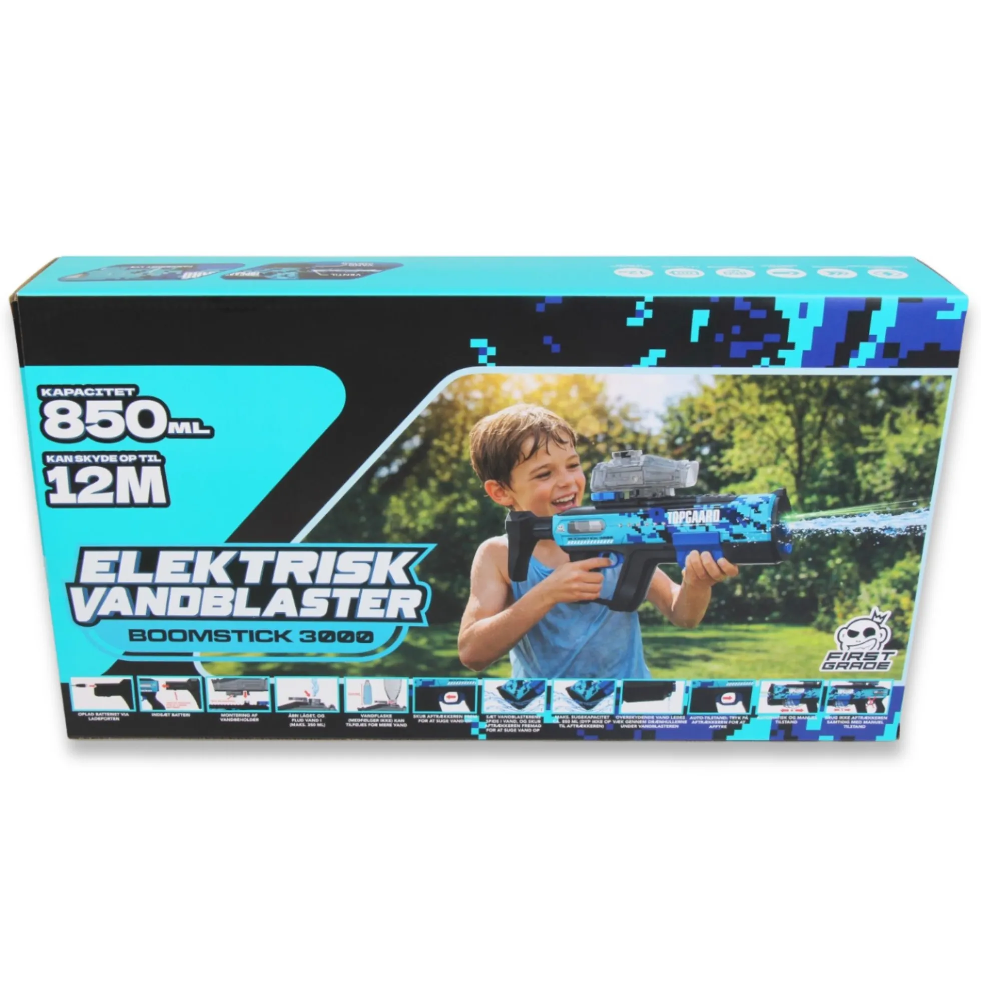 Niki Topgaard elektrisk vandpistol - 850 ml
