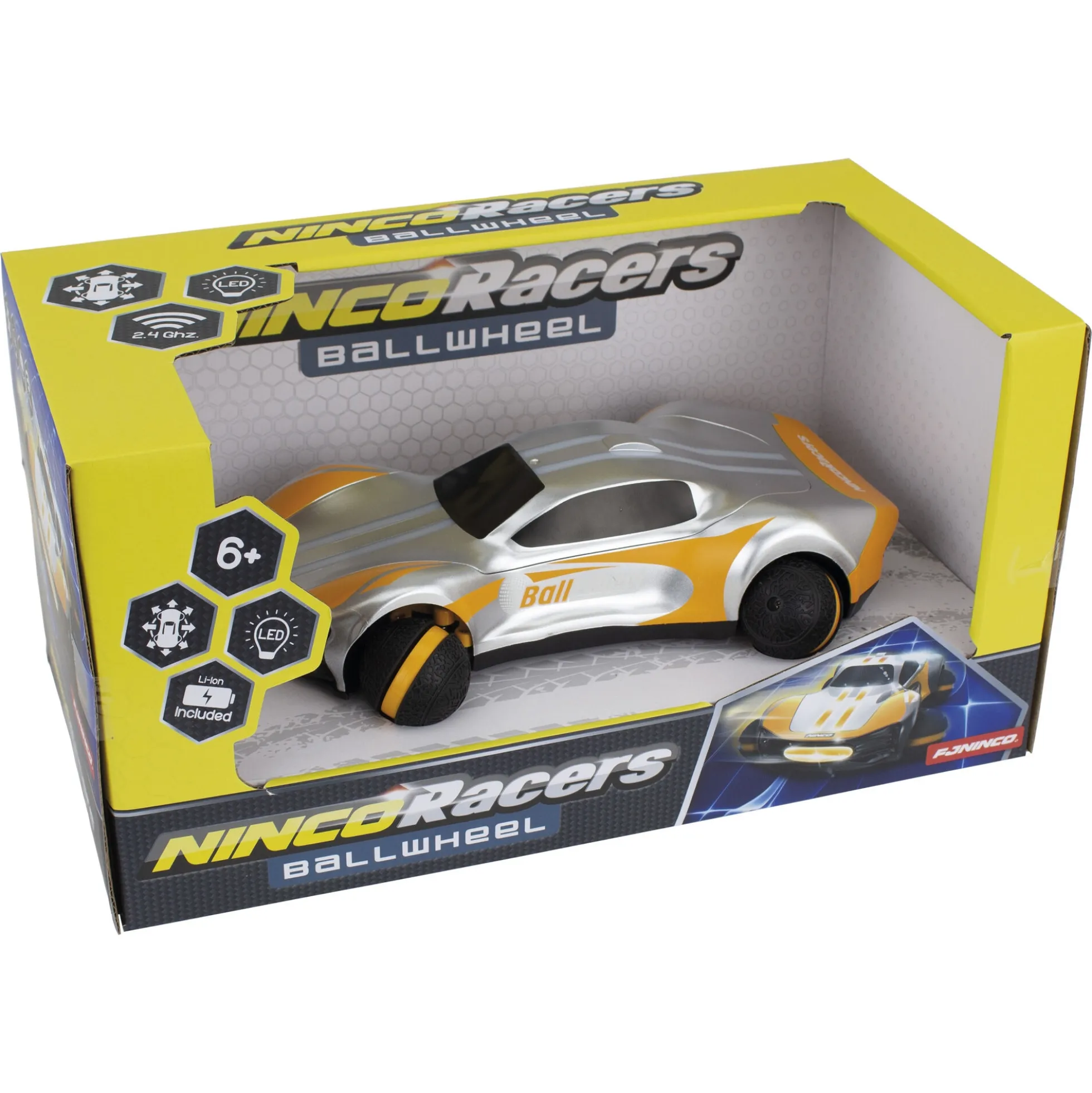 Ninco Ball Wheel fjernstyret stuntbil - Kører i alle retninger - 24 cm