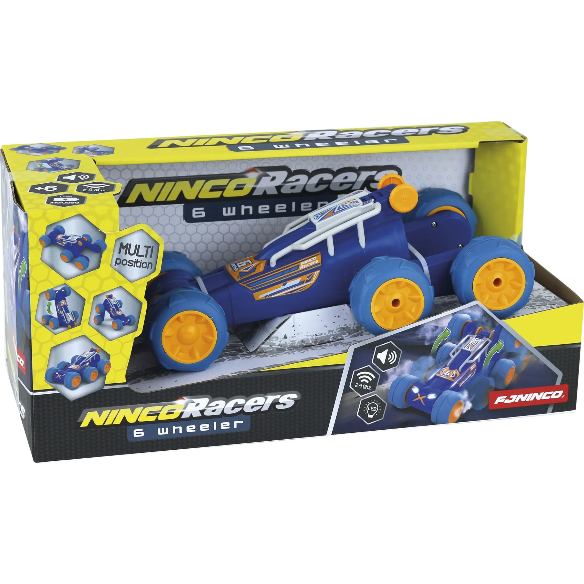 Ninco 6 Wheeler programmerbar fjernstyret stuntbil - 28 cm