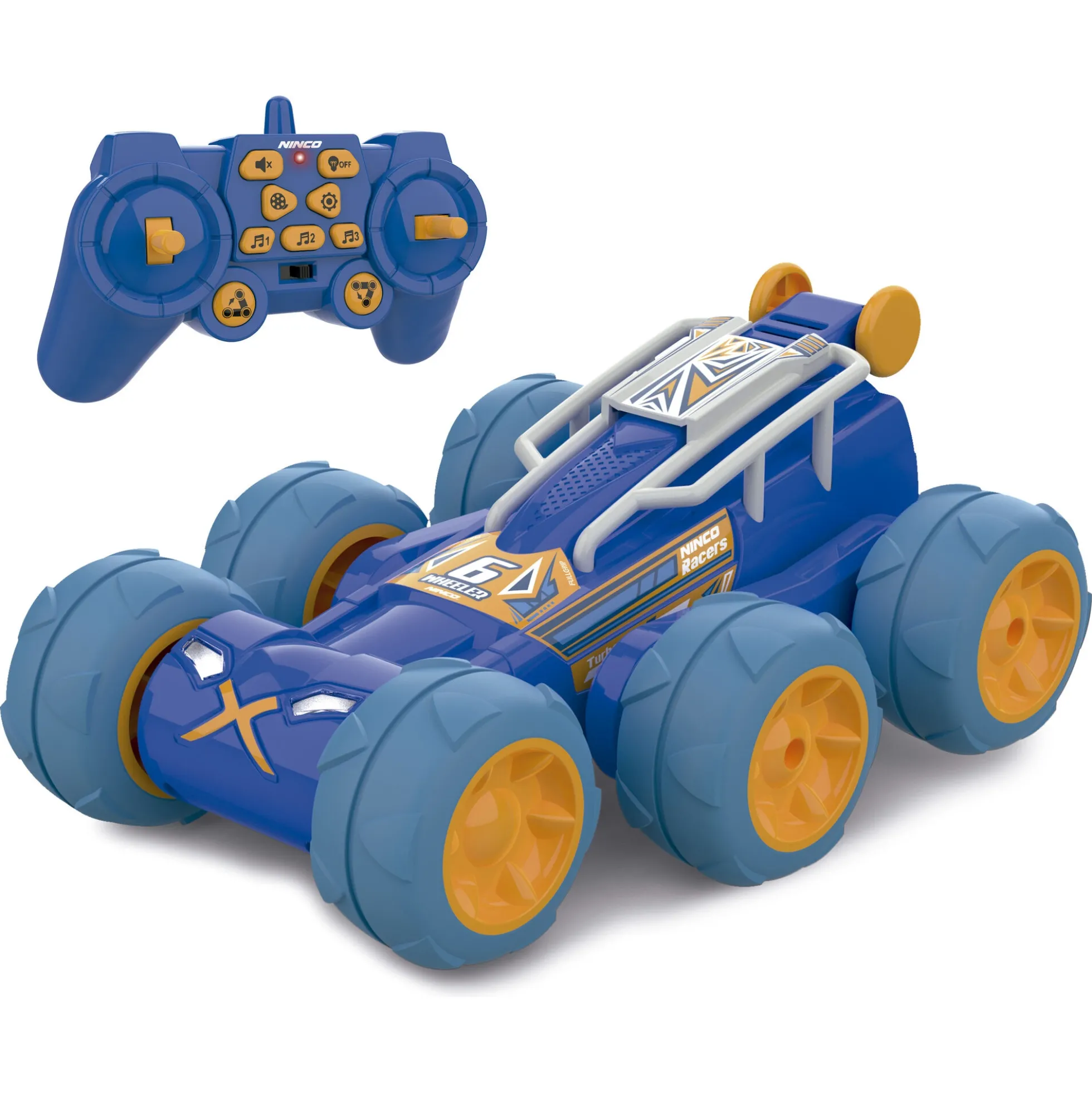 Ninco 6 Wheeler programmerbar fjernstyret stuntbil - 28 cm