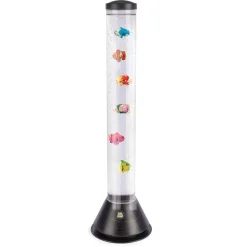 Ocean bubble fish tube lampe med fisk, bobler og fjernbetjening - 80 cm