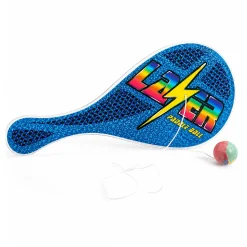 Paddleball 12x27 cm - Klassisk boldspil i blå
