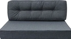 Pallehynde til pallesofa - 120x80 cm - 15 cm tyk siddehynde til palle - Antracitgrå pallehynde - Nordstrand Home pallesofa hynde