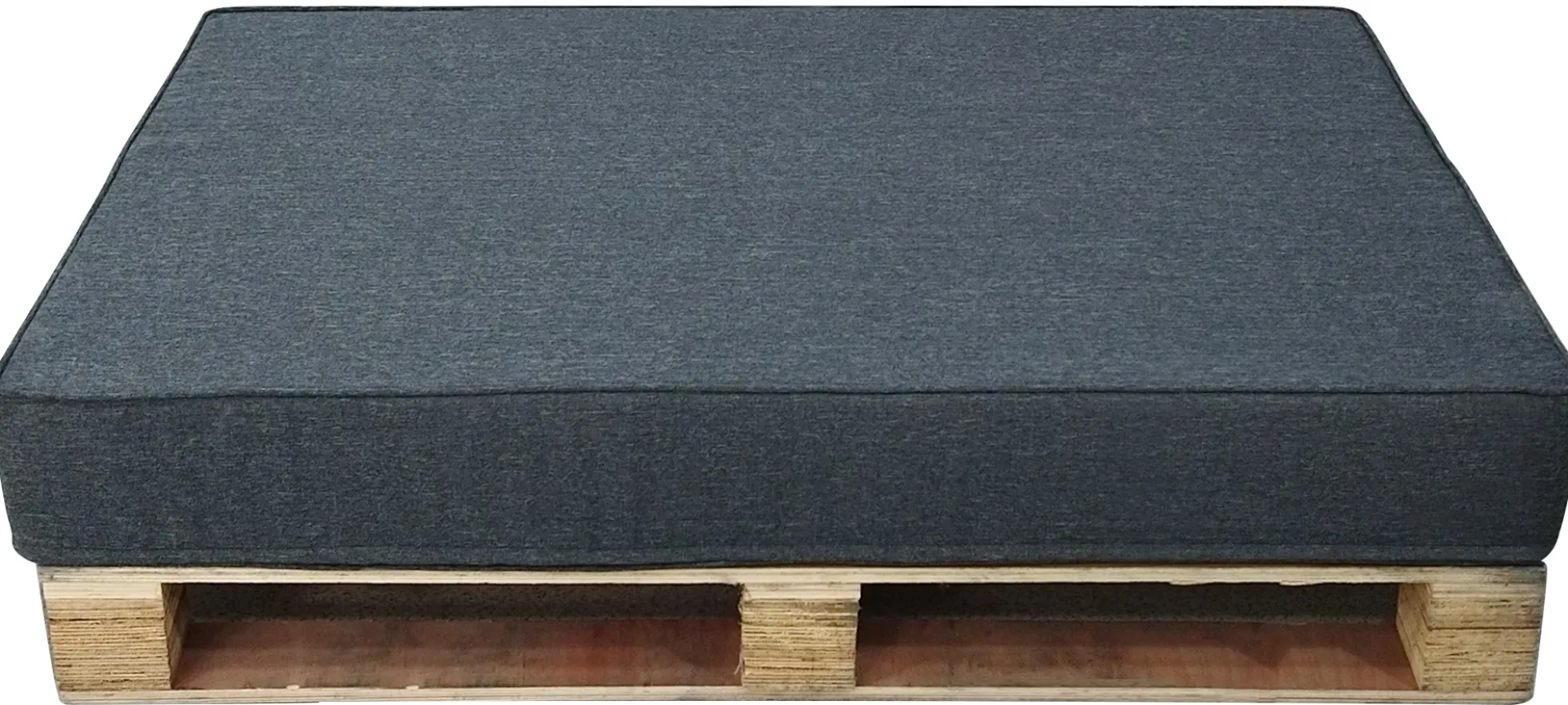 Pallehynde til pallesofa - 120x80 cm - 15 cm tyk siddehynde til palle - Antracitgrå pallehynde - Nordstrand Home pallesofa hynde