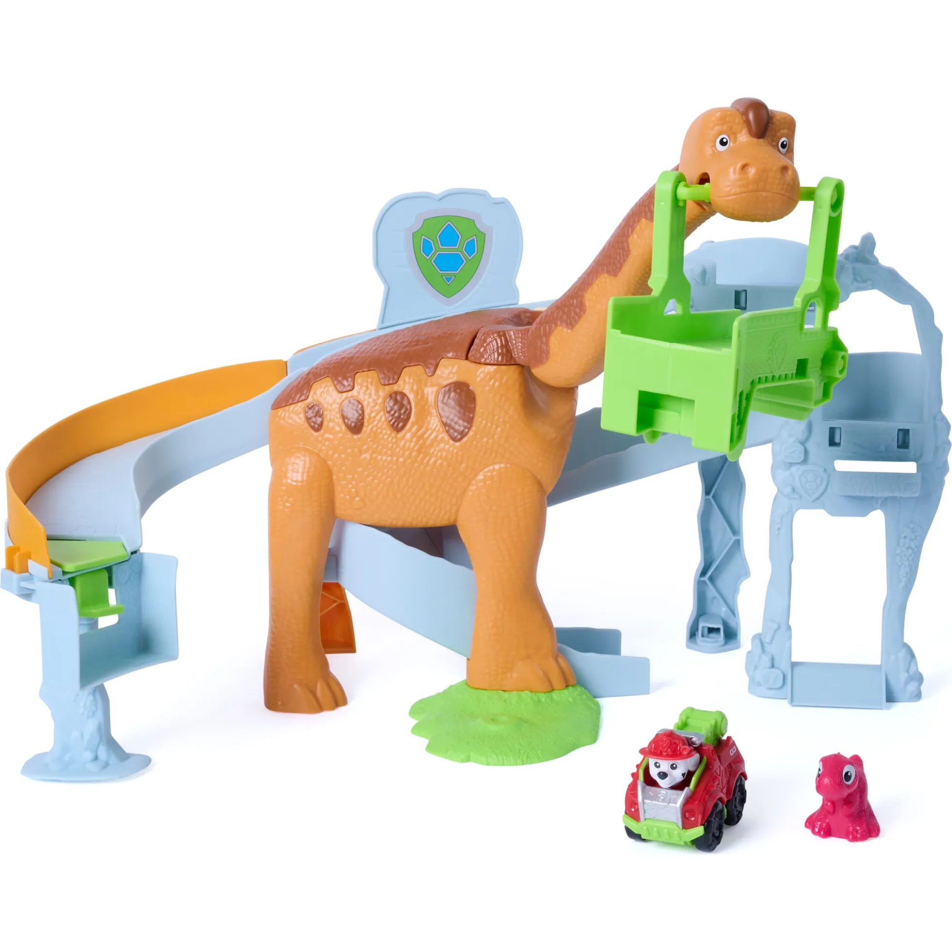 PAW Patrol Dino Filmen Lift & Race-legesæt med Marshall
