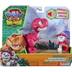 PAW Patrol Dino Filmen Roaring Pup Pals dinosaur med Marshall figur - 6,25 cm figur