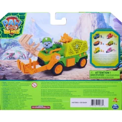 PAW Patrol Dino Filmen Rocky dino-køretøj med figur - 15 cm