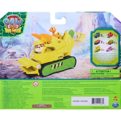 PAW Patrol Dino Filmen Rubble dino-køretøj med figur - 15 cm
