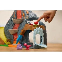 PAW Patrol Dino Filmen Super Lava Blast vulkan legesæt med tilbehør - 36x45x13 cm