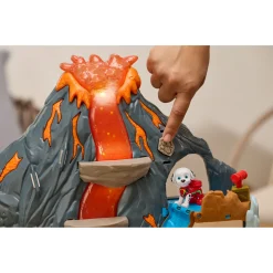 PAW Patrol Dino Filmen Super Lava Blast vulkan legesæt med tilbehør - 36x45x13 cm