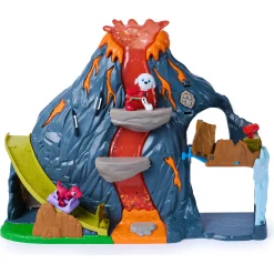PAW Patrol Dino Filmen Super Lava Blast vulkan legesæt med tilbehør - 36x45x13 cm