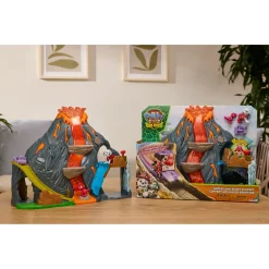 PAW Patrol Dino Filmen Super Lava Blast vulkan legesæt med tilbehør - 36x45x13 cm