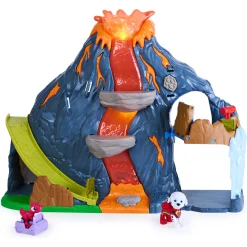 PAW Patrol Dino Filmen Super Lava Blast vulkan legesæt med tilbehør - 36x45x13 cm