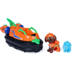PAW Patrol Dino Filmen Zuma dino-køretøj med figur - 15 cm