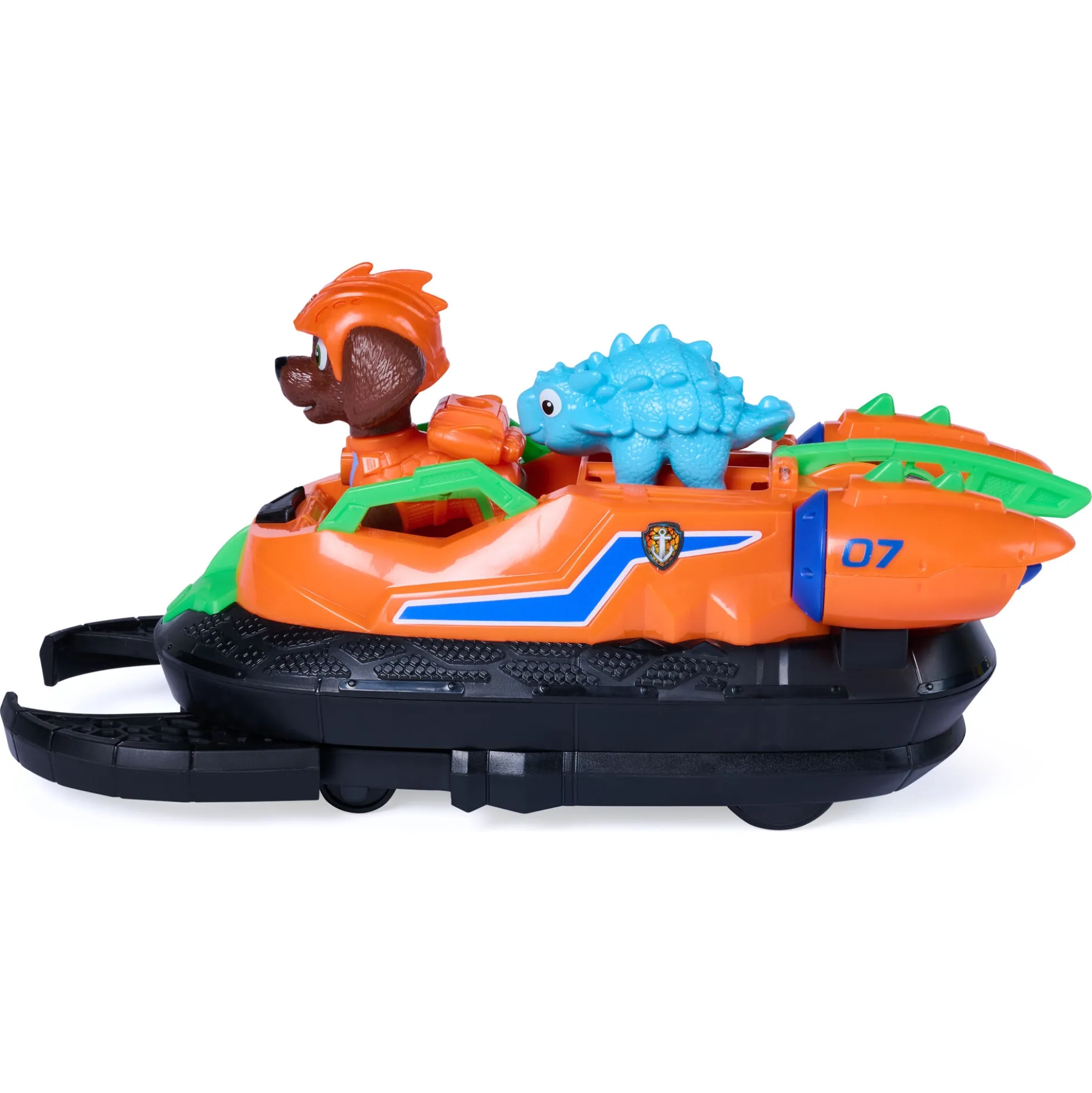 PAW Patrol Dino Filmen Zuma dino-køretøj med figur - 15 cm