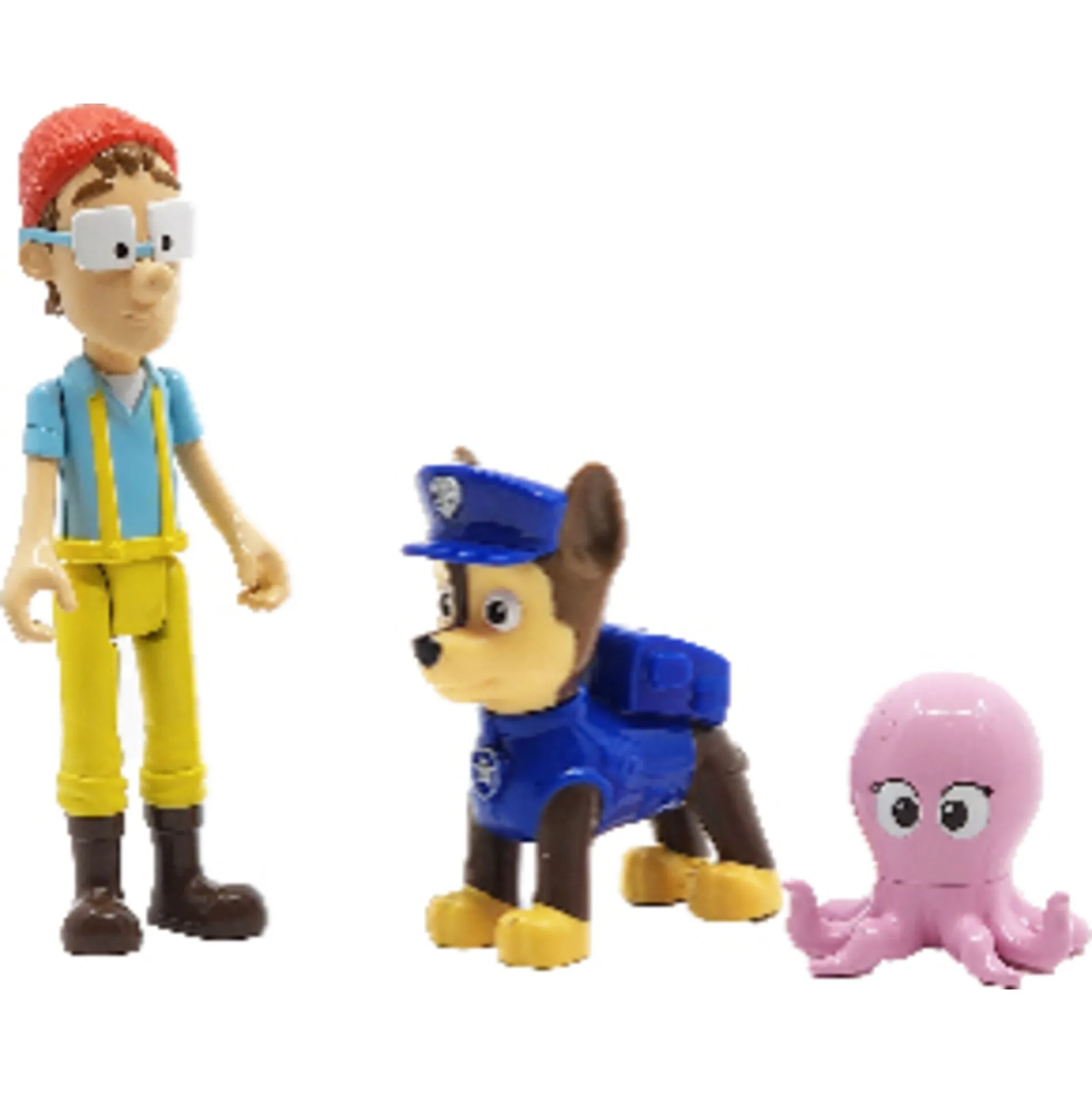 PAW Patrol figursæt med Chase og Kaptajn Turbot - 10 cm