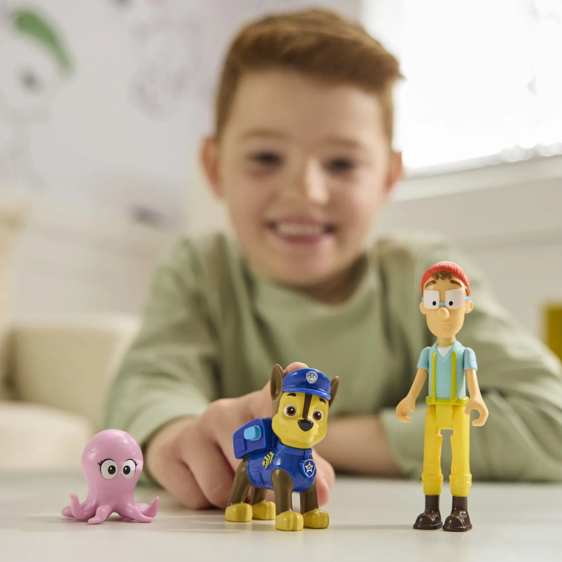 PAW Patrol figursæt med Chase og Kaptajn Turbot - 10 cm