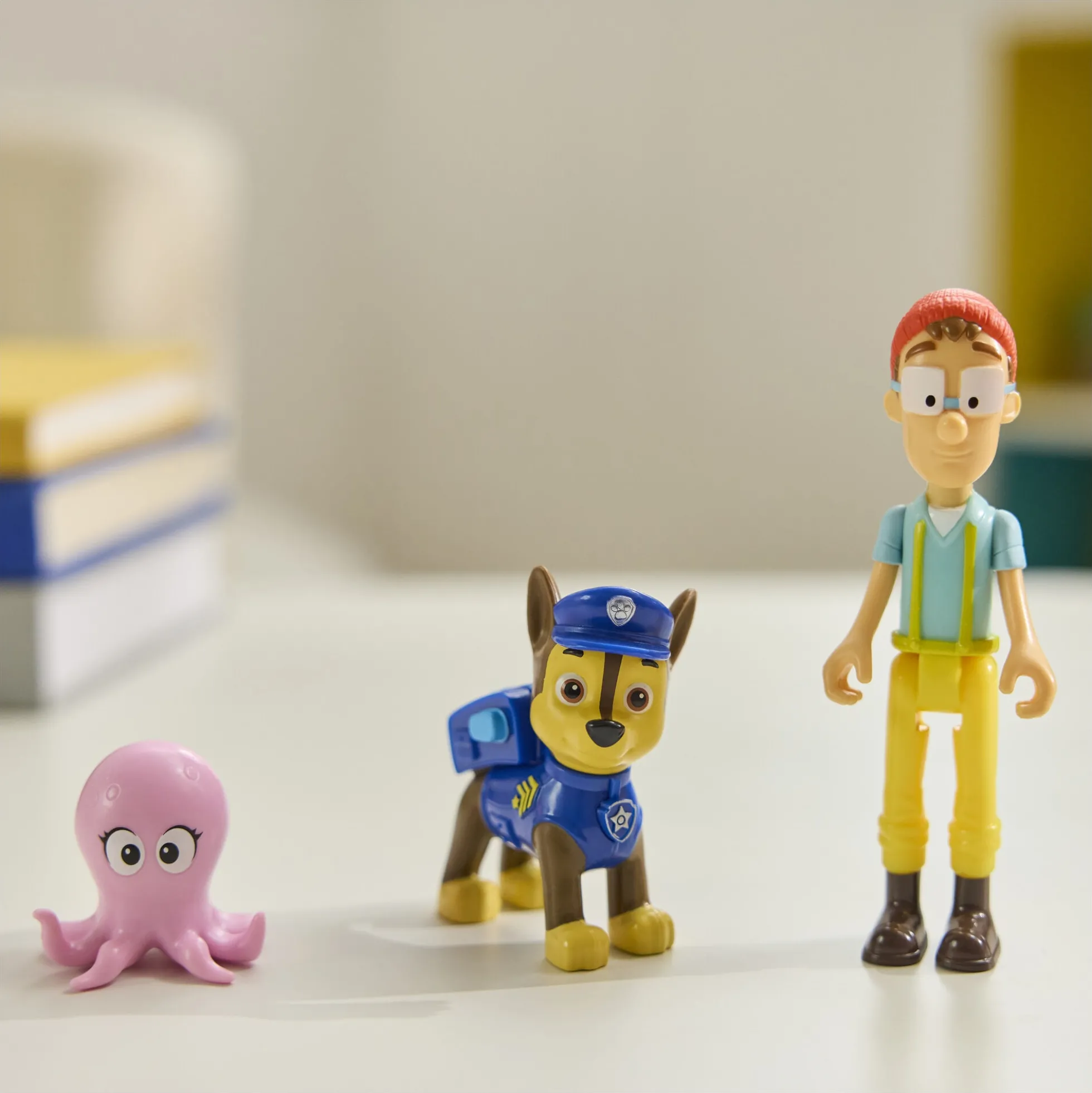 PAW Patrol figursæt med Chase og Kaptajn Turbot - 10 cm
