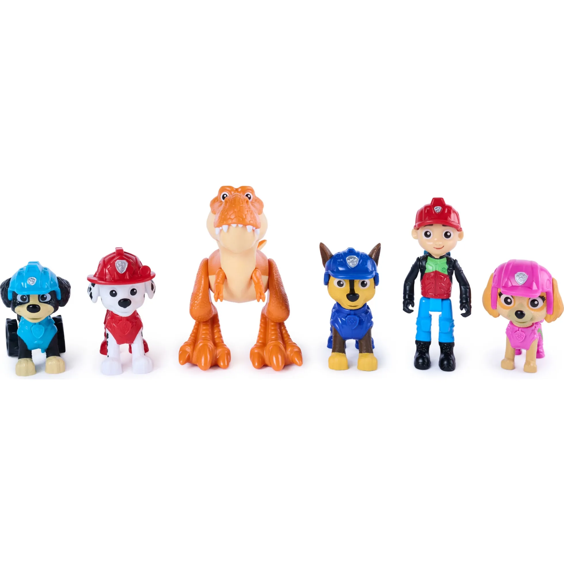PAW Patrol figursæt med fire hvalpe og Ryder