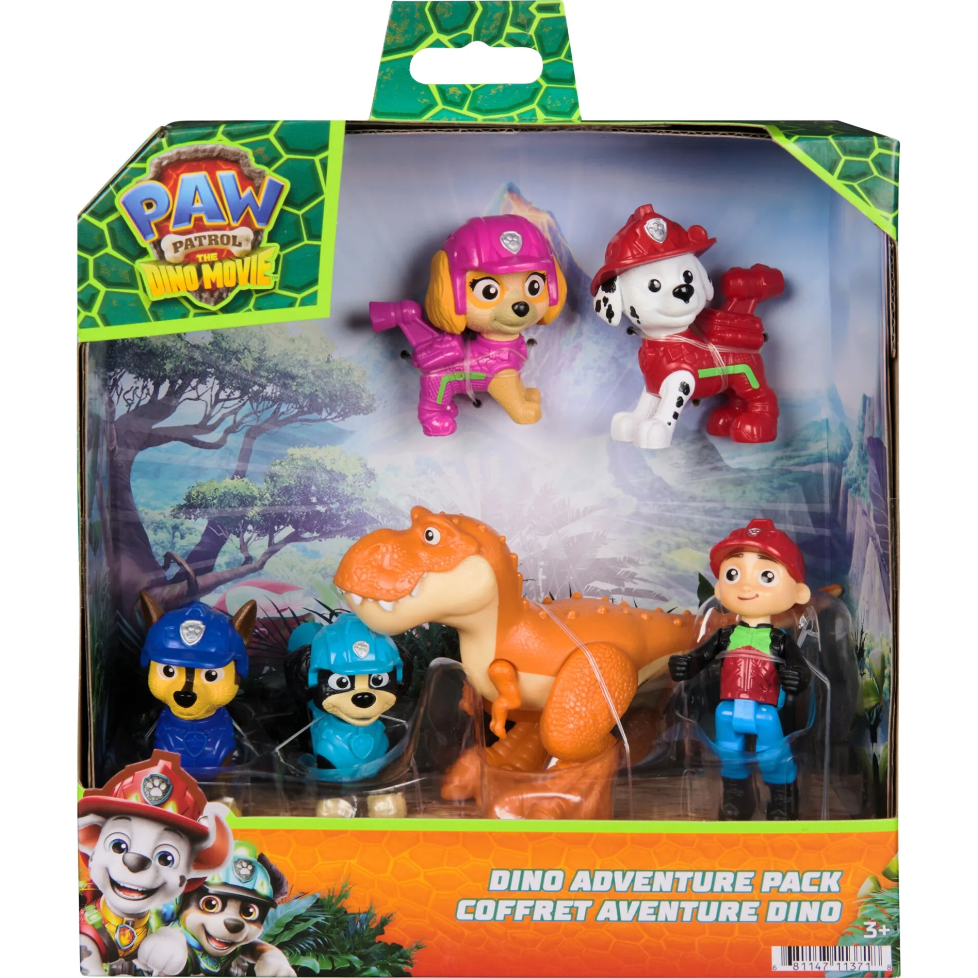 PAW Patrol figursæt med fire hvalpe og Ryder