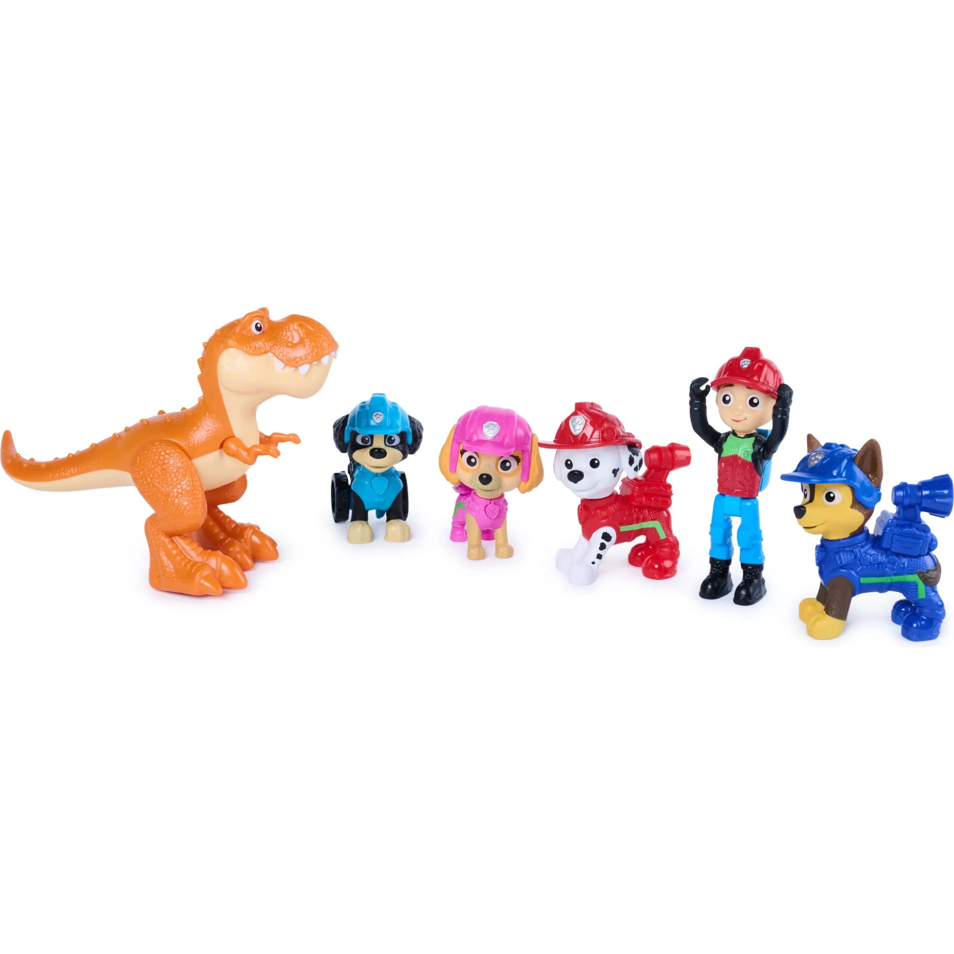 PAW Patrol figursæt med fire hvalpe og Ryder