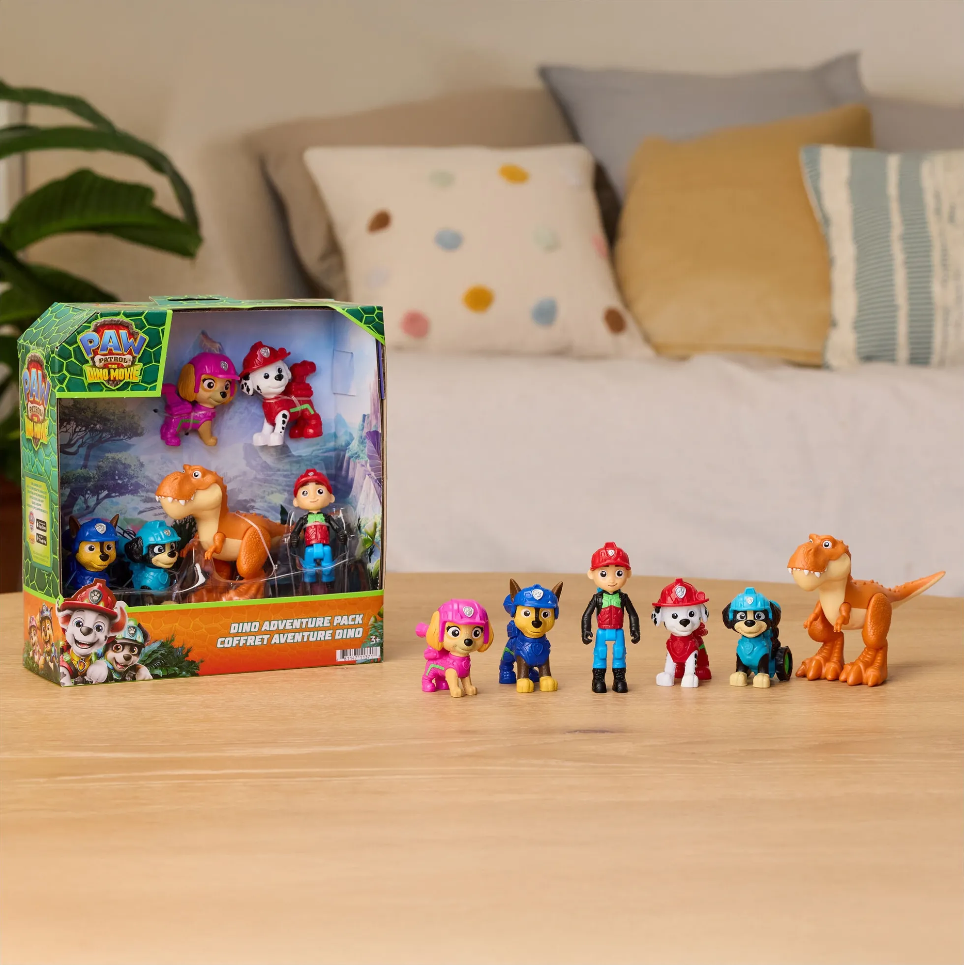 PAW Patrol figursæt med fire hvalpe og Ryder