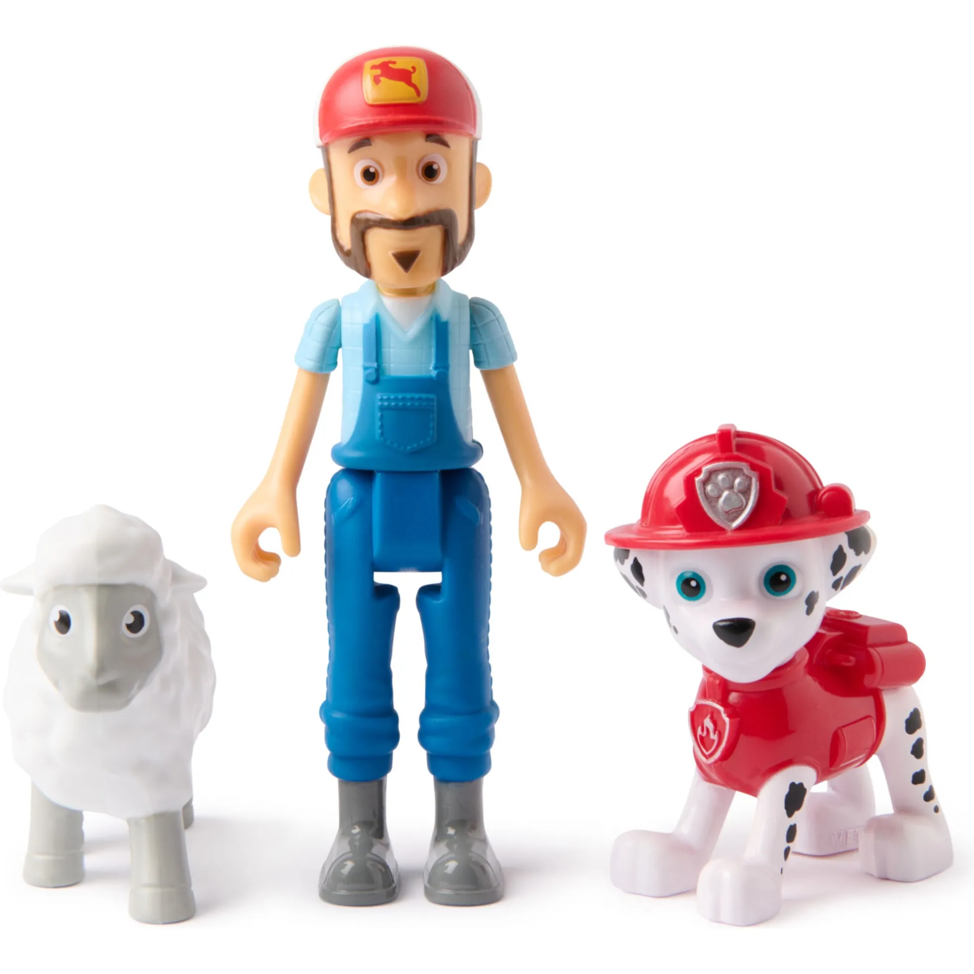 PAW Patrol figursæt med Marshall og bondemand Al - 10 cm
