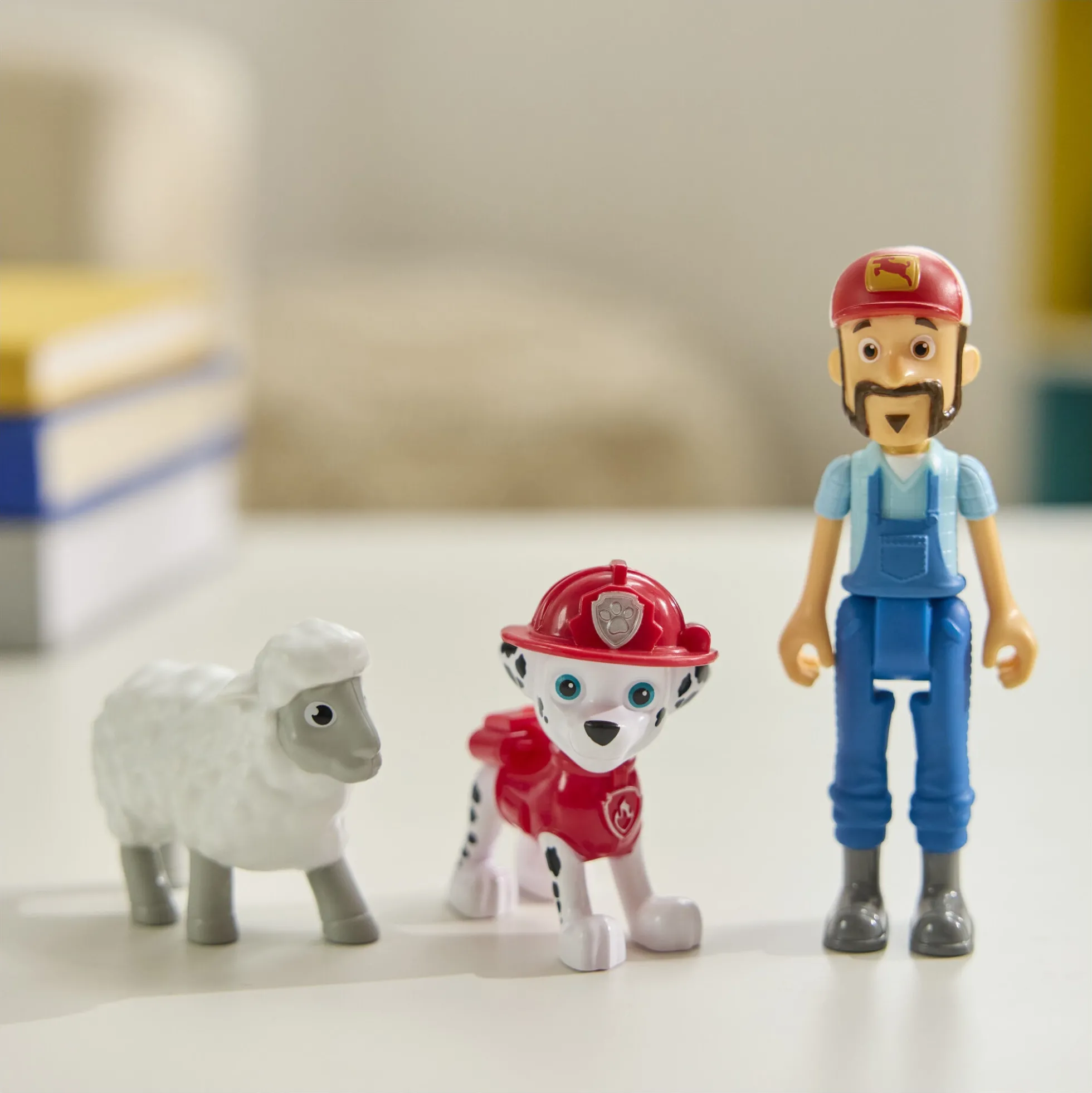 PAW Patrol figursæt med Marshall og bondemand Al - 10 cm