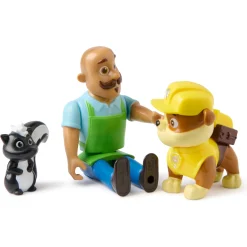 PAW Patrol figursæt med Rubble og Mr. Porter - 10 cm