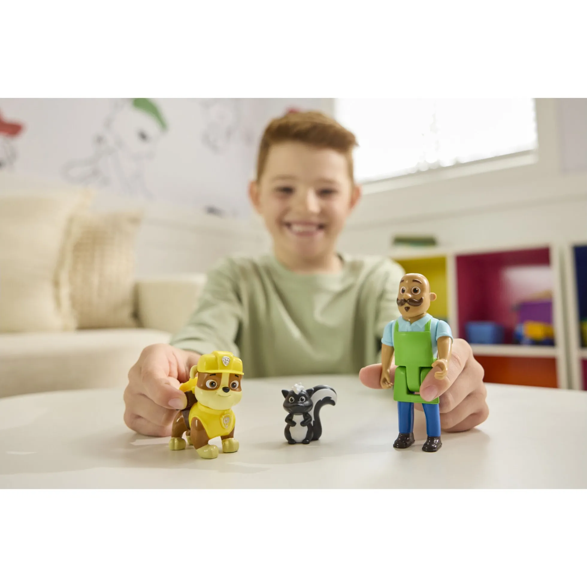 PAW Patrol figursæt med Rubble og Mr. Porter - 10 cm