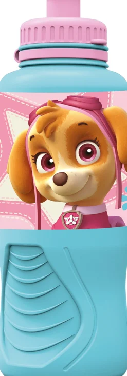 Paw Patrol lyseblå drikkedunk - Børnedrikkedunk med tud