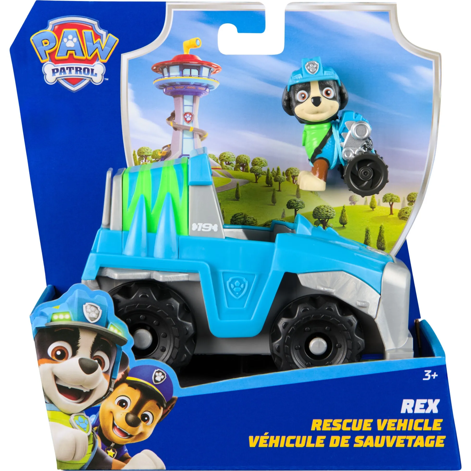 PAW Patrol Rex med dino-lastbil - 15 cm